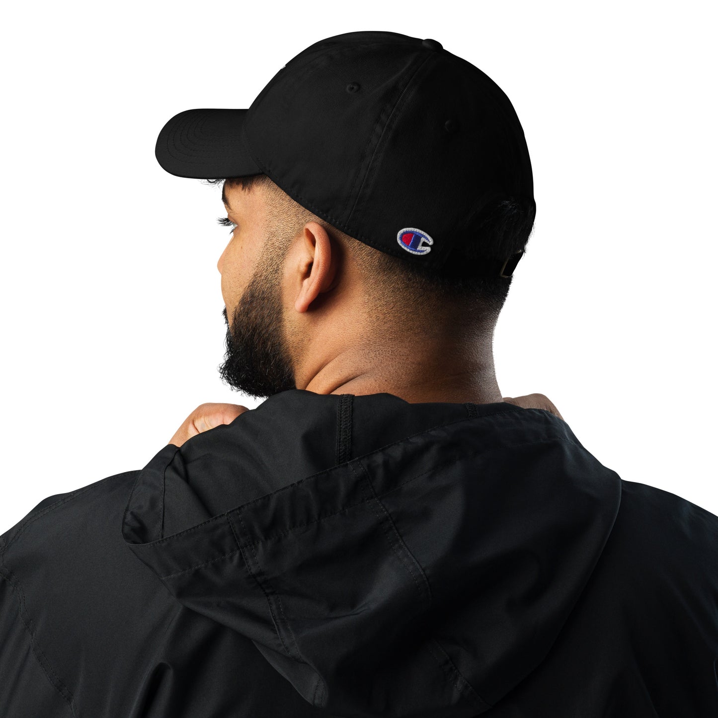 Champion dad hat with Matt Webb Design logo