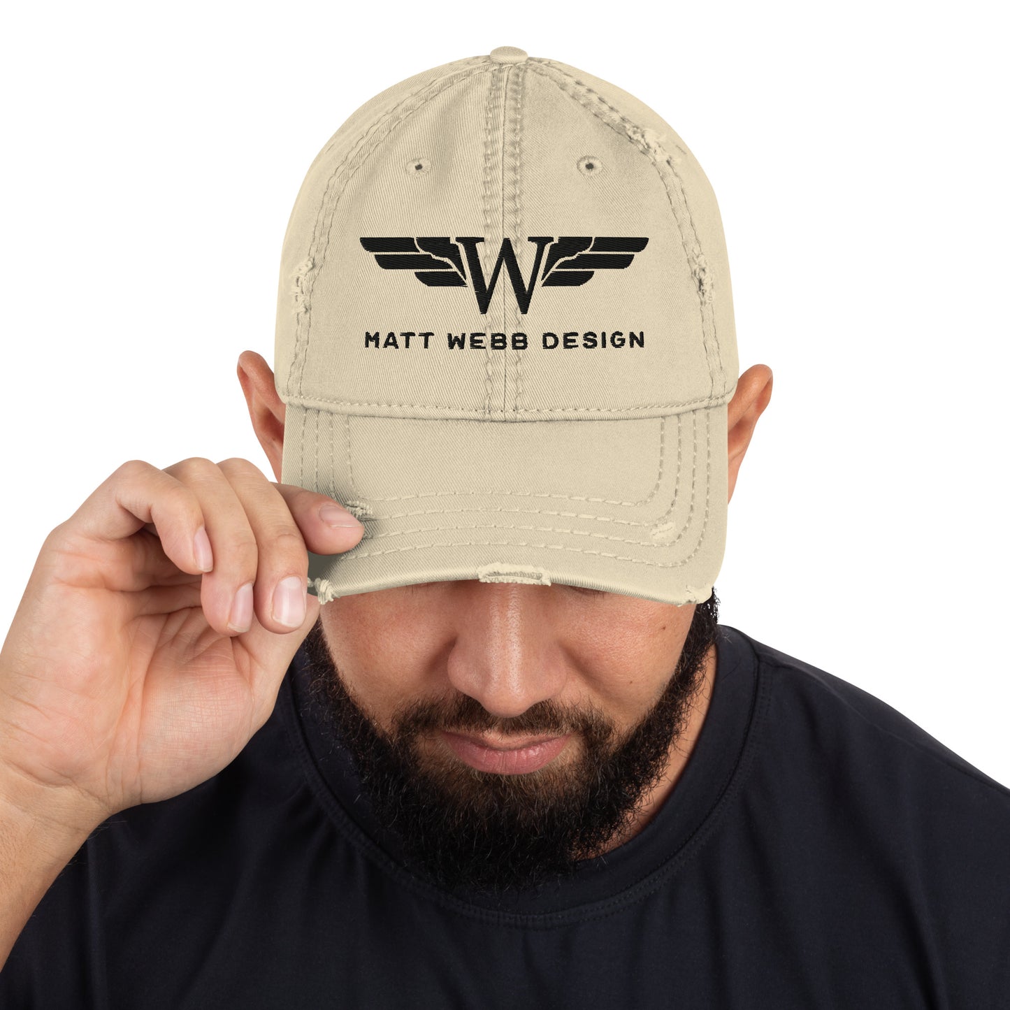 Distressed Dad Hat WDA Logo